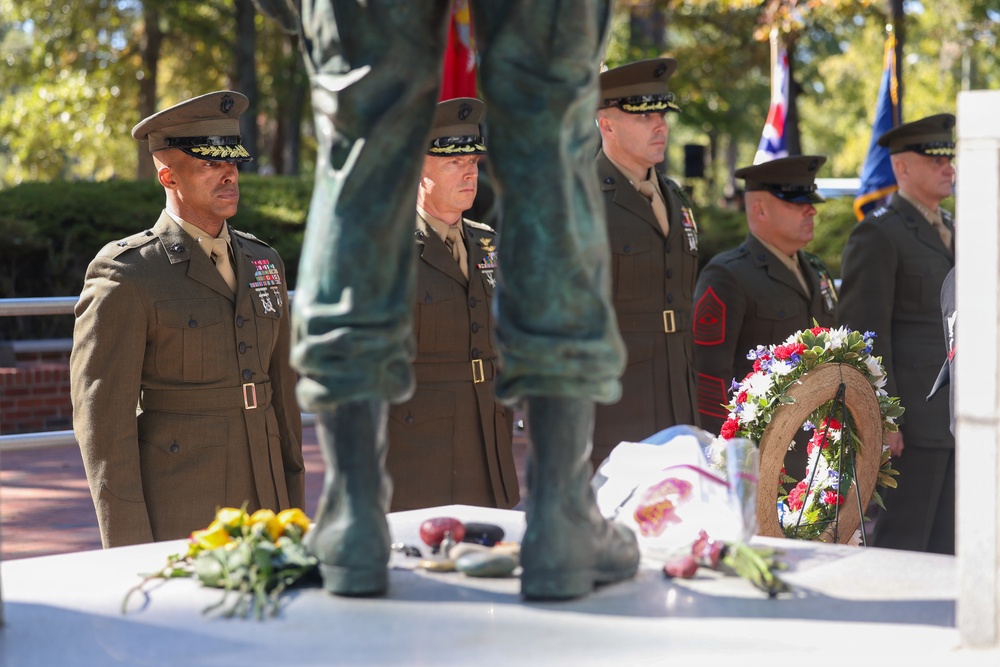 Camp Lejeune honors 43rd anniversary of Beirut bombing with memorial observance