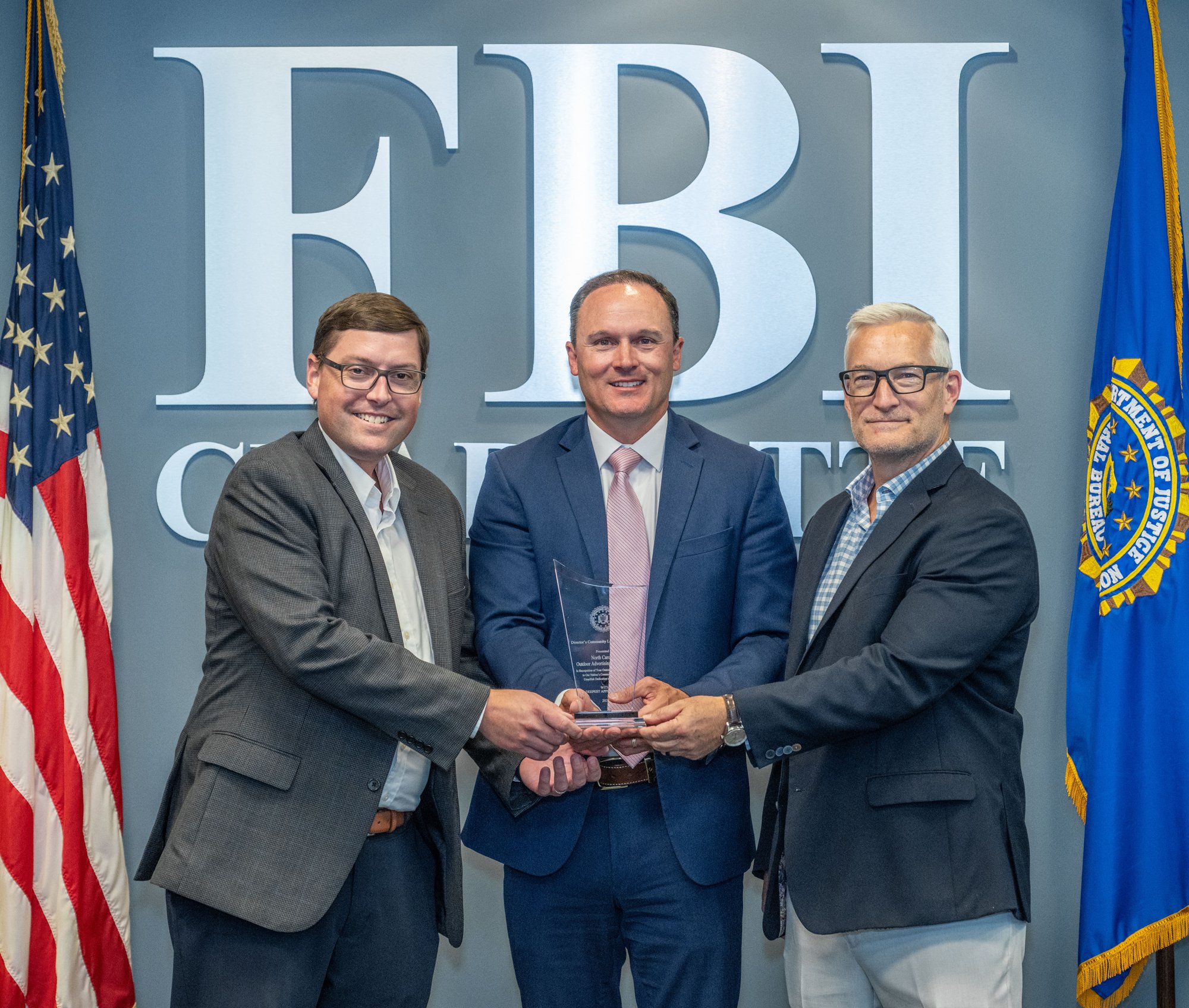 FBI Charlotte selects North Carolina Outdoor Advertising Association for 2025 Director's Community Leadership Award