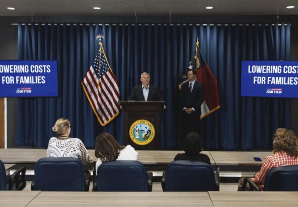 Governor Stein highlights commitments to ensure safety and reduce costs for North Carolinians in NC Strong update