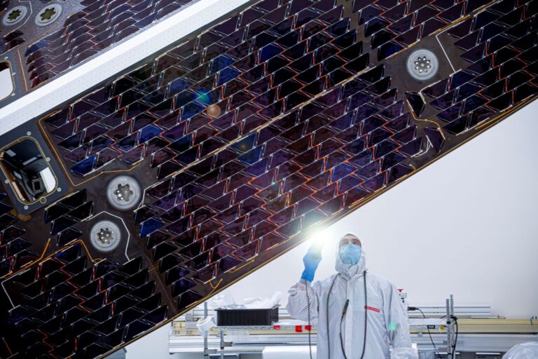 NASA unveils sunshade for Neo Surveyor telescope