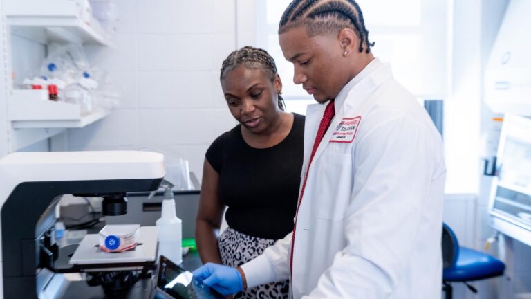 NCCU student switches from maroon to crimson for summer