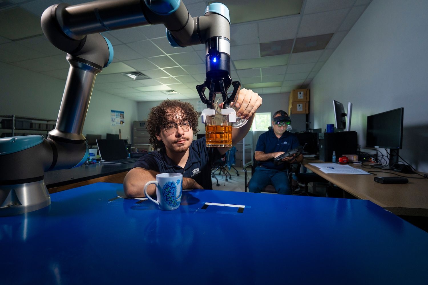 UNCW researchers enhance robotics by studying human gaze